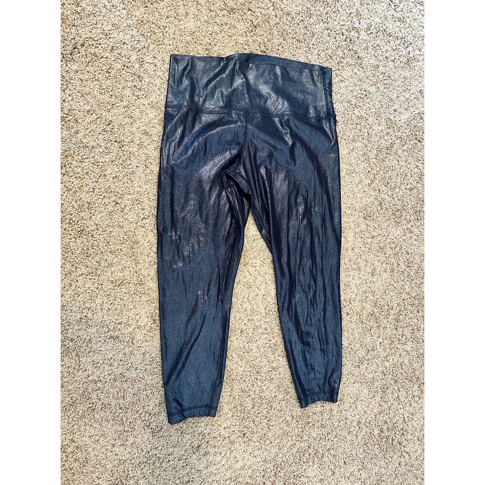 Lululemon High Rise Ribbed Pant in Radiate Foil 14